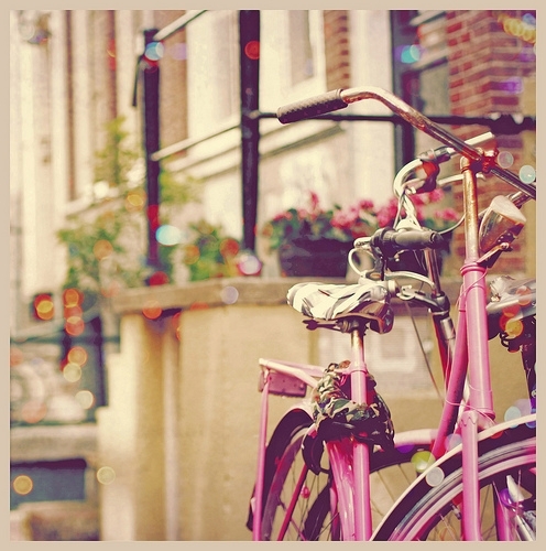 Bicicleta Rosa II / Imagens Fofas para Tumblr, We Heart it, etc