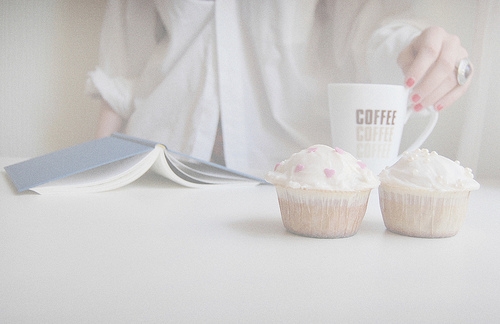 Café com cupcake / Imagens Fofas para Tumblr, We Heart it, etc