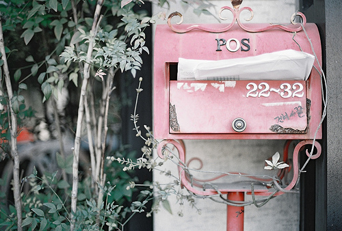 Caixa de correio rosa / Imagens Fofas para Tumblr, We Heart it, etc