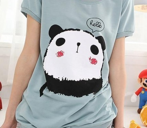 Camiseta Panda / Imagens Fofas para Tumblr, We Heart it, etc