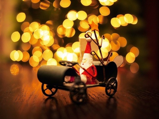 Carro do Papai Noel / Imagens Fofas para Tumblr, We Heart it, etc
