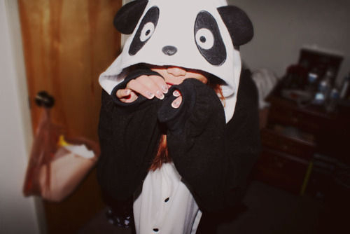 Casaco Panda / Imagens Fofas para Tumblr, We Heart it, etc