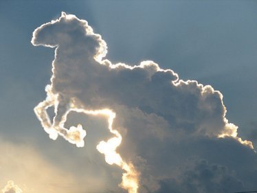 Cavalo de nuvem / Imagens Fofas para Tumblr, We Heart it, etc