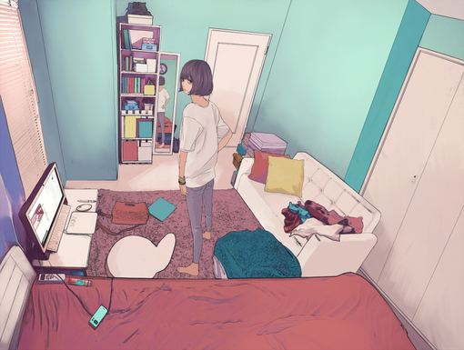Como é seu quarto? / Imagens Fofas para Tumblr, We Heart it, etc
