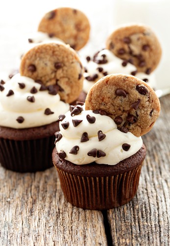 Cupcake com cookies / Imagens Fofas para Tumblr, We Heart it, etc