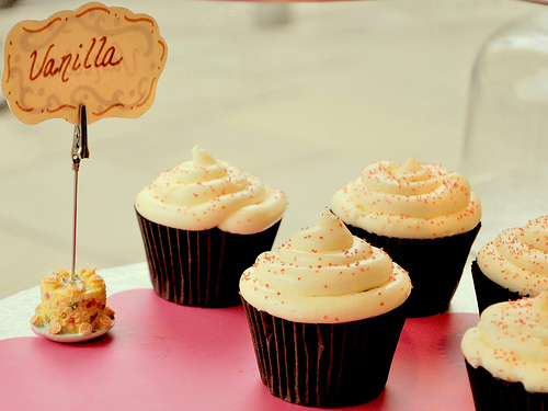 Cupcake de Baunilha / Imagens Fofas para Tumblr, We Heart it, etc