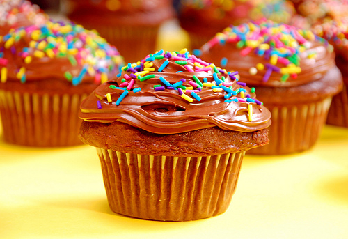 Cupcake de Chocolate II / Imagens Fofas para Tumblr, We Heart it, etc