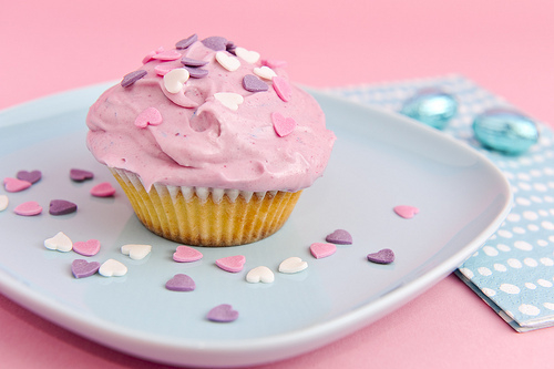 Cupcake Rosa / Imagens Fofas para Tumblr, We Heart it, etc
