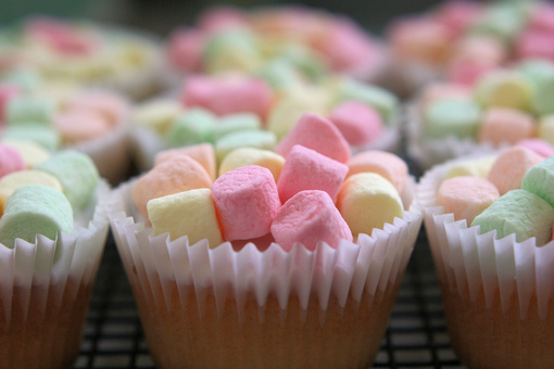 Cupcakes com balinhas / Imagens Fofas para Tumblr, We Heart it, etc