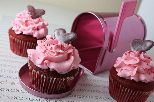 Cupcakes na Postbox / Imagens Fofas para Tumblr, We Heart it, etc