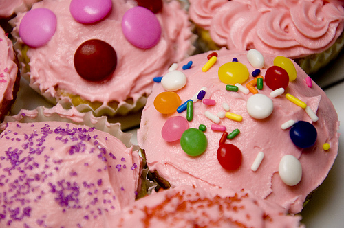 Cupcakes Rosa / Imagens Fofas para Tumblr, We Heart it, etc