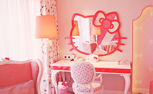 Quarto Hello Kitty / Imagens Fofas para Tumblr, We Heart it, etc