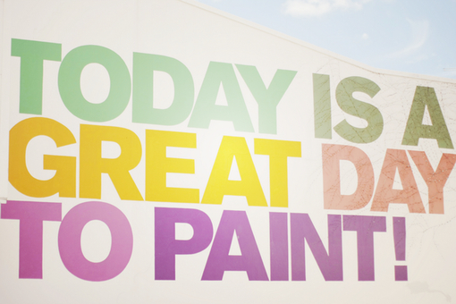 Hoje é um bom dia pra pintar! / Imagens Fofas para Tumblr, We Heart it, etc