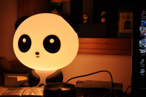 Luminária Panda / Imagens Fofas para Tumblr, We Heart it, etc