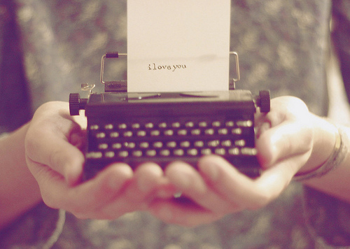 Mini máquina de escrever / Imagens Fofas para Tumblr, We Heart it, etc