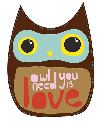 Owl you need is love / Imagens Fofas para Tumblr, We Heart it, etc