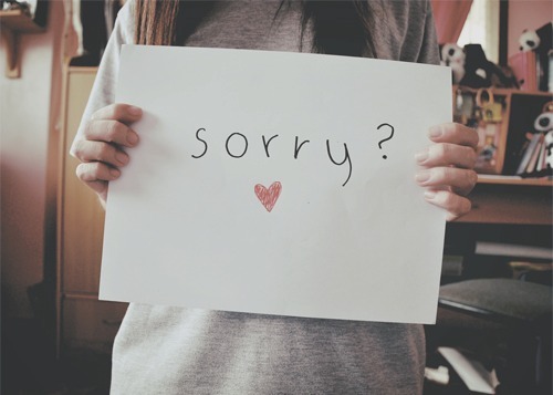 Sorry? / Imagens Fofas para Tumblr, We Heart it, etc