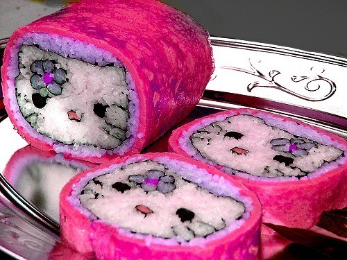 Sushi Hello Kitty / Imagens Fofas para Tumblr, We Heart it, etc