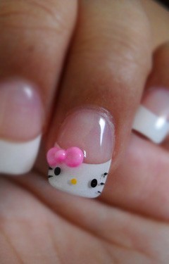 Unhas Hello Kitty / Imagens Fofas para Tumblr, We Heart it, etc