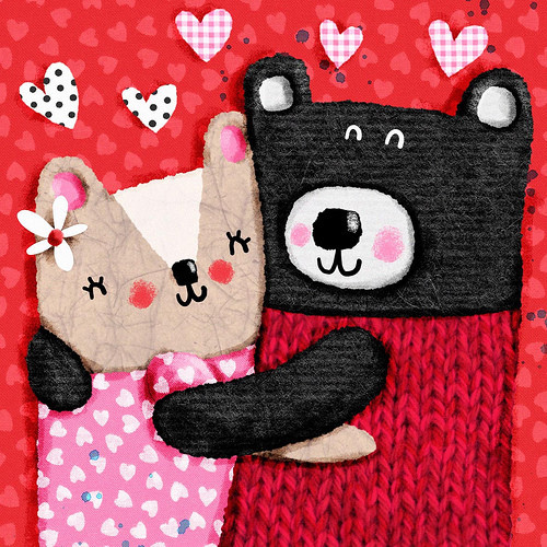 Ursinhos abraçados / Imagens Fofas para Tumblr, We Heart it, etc