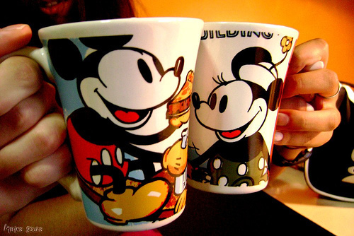 Xícaras Minnie & Mickey / Imagens Fofas para Tumblr, We Heart it, etc